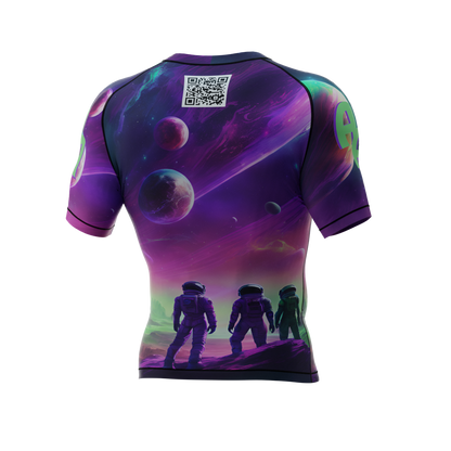 "Exploration" Short Sleeve Rash Guard