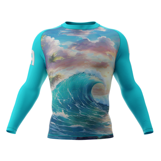 "Riptide" Long Sleeve Rash Guard