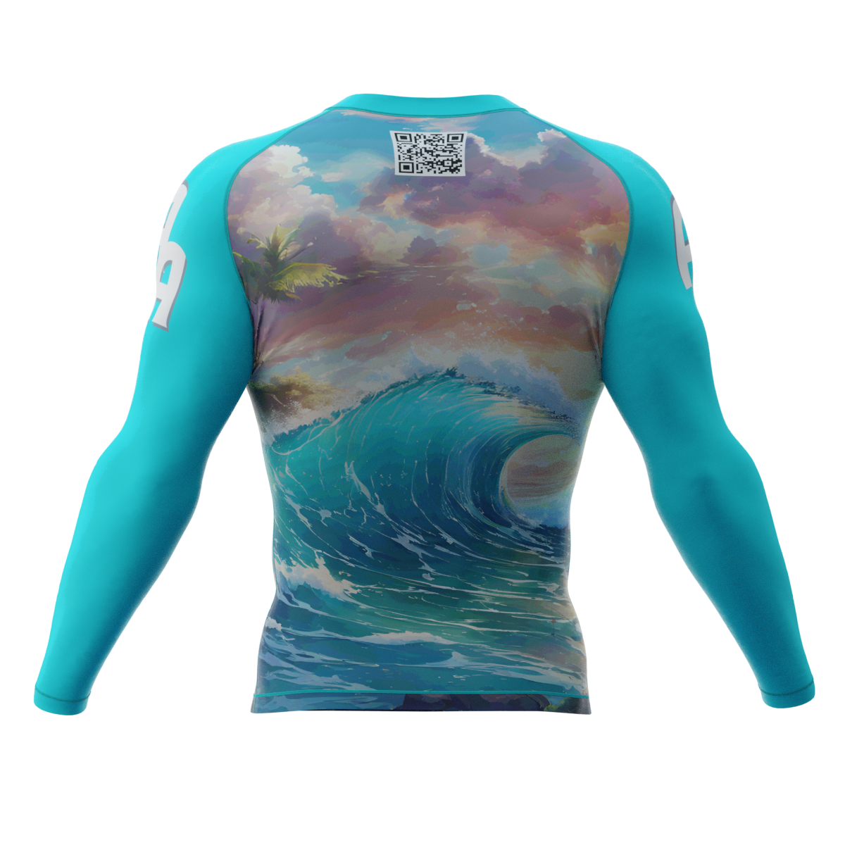 "Riptide" Long Sleeve Rash Guard