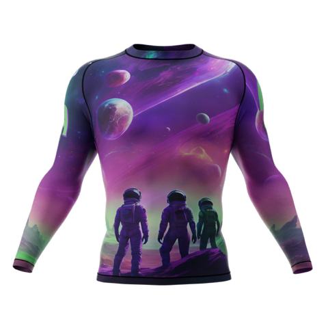 "Exploration" Long Sleeve Rash Guard