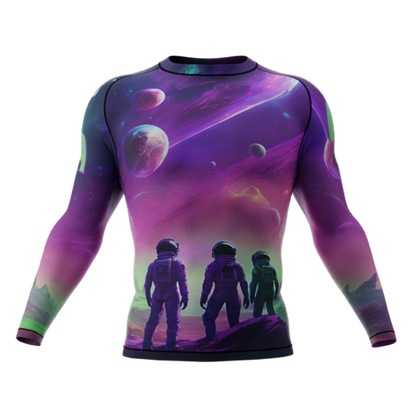 "Exploration" Long Sleeve Rash Guard