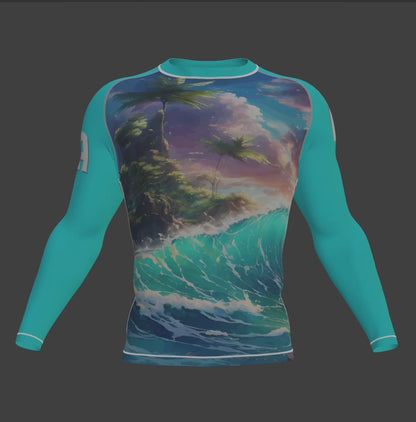 "Riptide" Long Sleeve Rash Guard